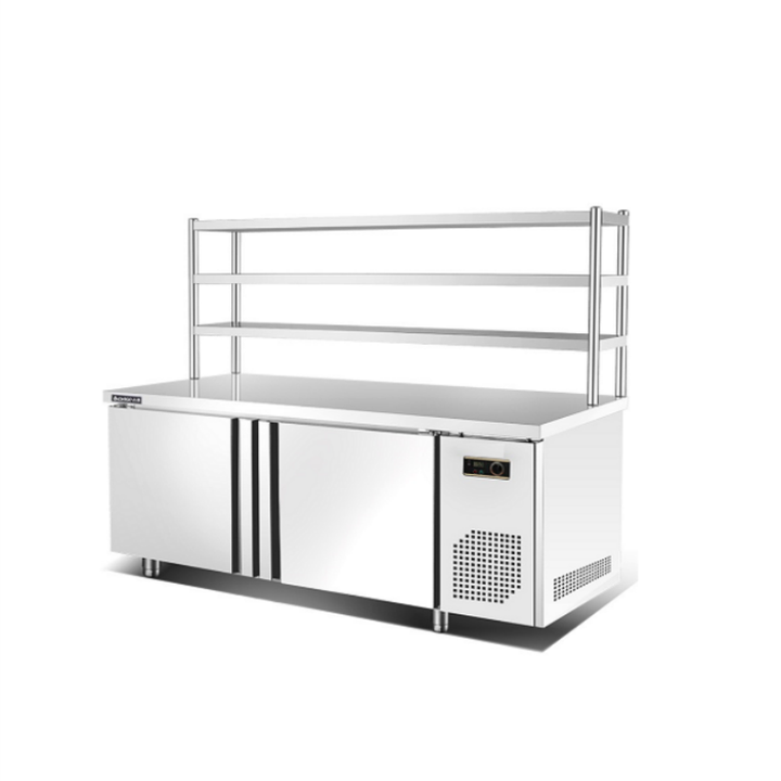 Counter Freezer with overshelf