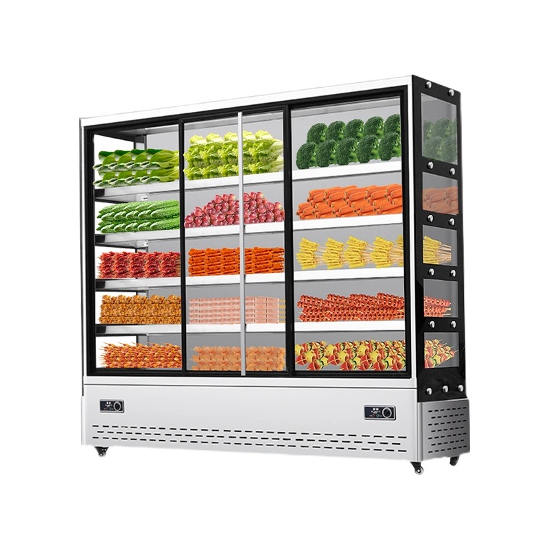 Vertical food display cabinet